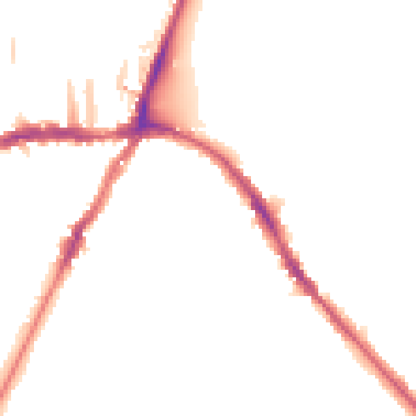 Night-time road noise heatmap for SE19 2LH