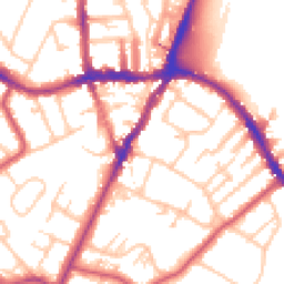 Daytime road noise heatmap for SE19 2TB