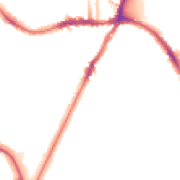 Night-time road noise heatmap for SE19 2UL