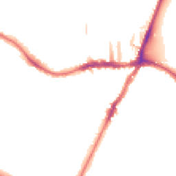 Night-time road noise heatmap for SE19 3AN