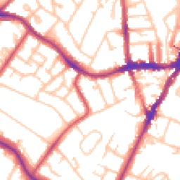Daytime road noise heatmap for SE19 3BE
