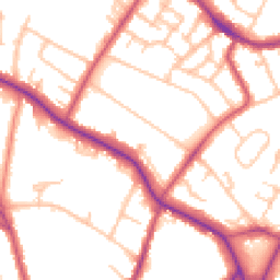 Daytime road noise heatmap for SE19 3EY