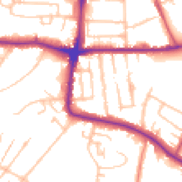 Daytime road noise heatmap for SE19 3HQ