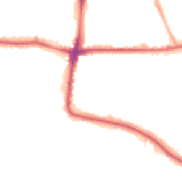 Night-time road noise heatmap for SE19 3HQ
