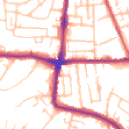 Daytime road noise heatmap for SE19 3NF