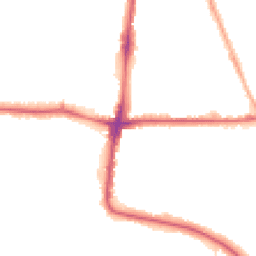 Night-time road noise heatmap for SE19 3NF