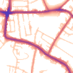 Daytime road noise heatmap for SE19 3QY