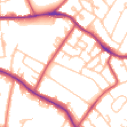 Daytime road noise heatmap for SE19 3TE