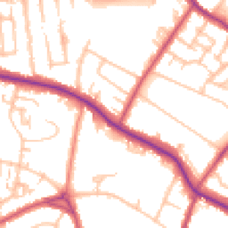 Daytime road noise heatmap for SE19 3UU