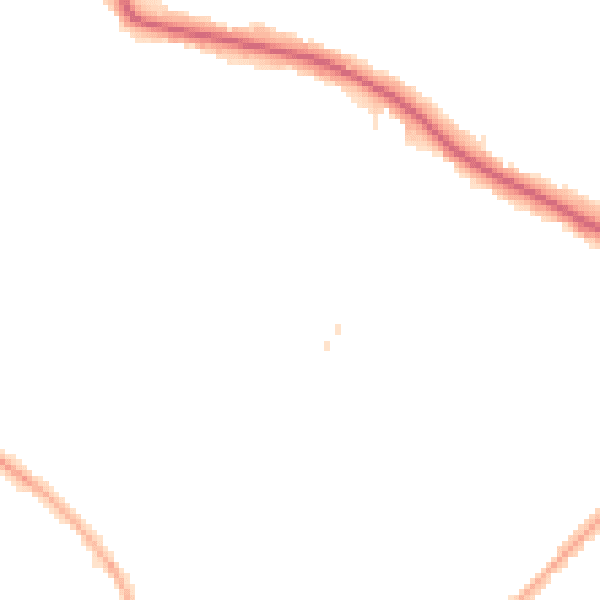 Night-time road noise heatmap for SE19 3XE