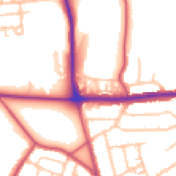 Daytime road noise heatmap for SE2 0AB