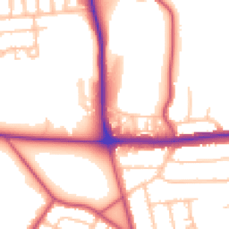 Daytime road noise heatmap for SE2 0AE