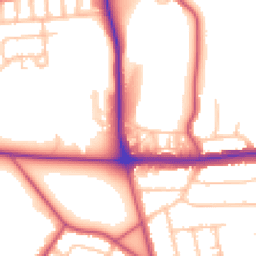 Daytime road noise heatmap for SE2 0AF