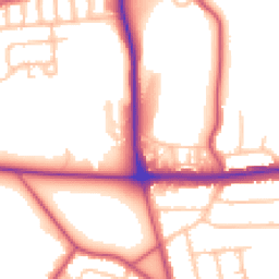 Daytime road noise heatmap for SE2 0AG