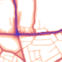Daytime road noise heatmap for SE2 0AP