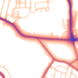 Daytime road noise heatmap for SE2 0BE