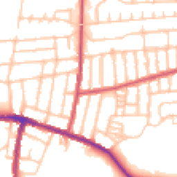 Daytime road noise heatmap for SE2 0BP