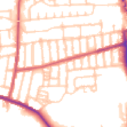 Daytime road noise heatmap for SE2 0BS