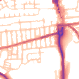Daytime road noise heatmap for SE2 0BT