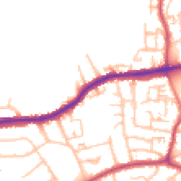Daytime road noise heatmap for SE2 0DY