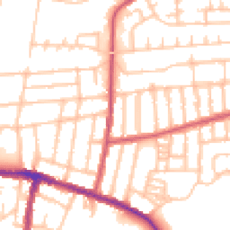 Daytime road noise heatmap for SE2 0EP