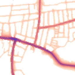 Daytime road noise heatmap for SE2 0EW