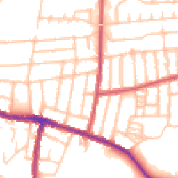 Daytime road noise heatmap for SE2 0EX