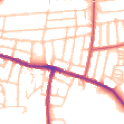 Daytime road noise heatmap for SE2 0EZ