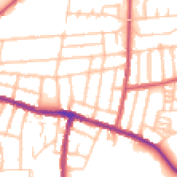 Daytime road noise heatmap for SE2 0HA