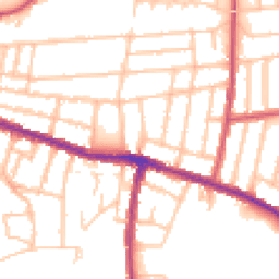 Daytime road noise heatmap for SE2 0HZ