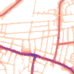 Daytime road noise heatmap for SE2 0JE