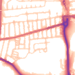 Daytime road noise heatmap for SE2 0JT
