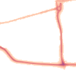 Night-time road noise heatmap for SE2 0LE
