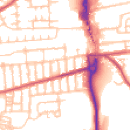 Daytime road noise heatmap for SE2 0LT