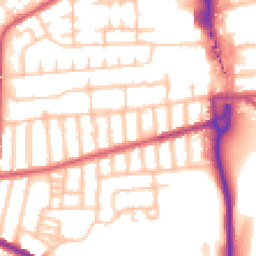 Daytime road noise heatmap for SE2 0NB