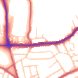 Daytime road noise heatmap for SE2 0PT