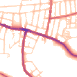 Daytime road noise heatmap for SE2 0RD