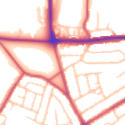 Daytime road noise heatmap for SE2 0RY