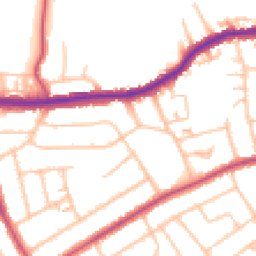 Daytime road noise heatmap for SE2 0SD