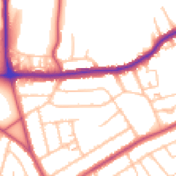 Daytime road noise heatmap for SE2 0SF