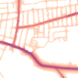 Daytime road noise heatmap for SE2 0TJ