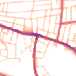 Daytime road noise heatmap for SE2 0XJ