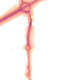Night-time road noise heatmap for SE2 9AP