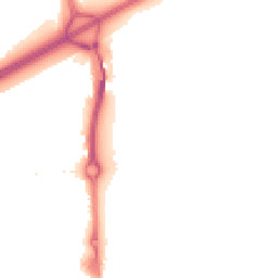 Night-time road noise heatmap for SE2 9AS