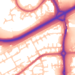Daytime road noise heatmap for SE2 9BD