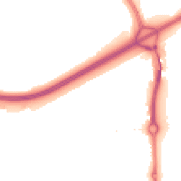 Night-time road noise heatmap for SE2 9BD