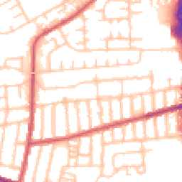 Daytime road noise heatmap for SE2 9EE