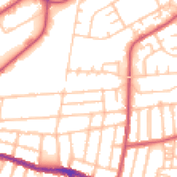 Daytime road noise heatmap for SE2 9HR