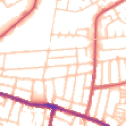 Daytime road noise heatmap for SE2 9HW