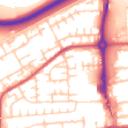 Daytime road noise heatmap for SE2 9JU